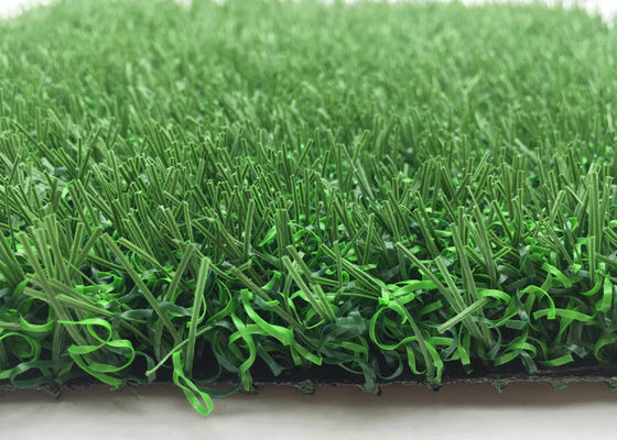 Κίνα Σκούρο πράσινο γεμάτη τεχνητή χλόη Syntetic μη για το ποδόσφαιρο με την ίνα μίσχων PE προμηθευτής